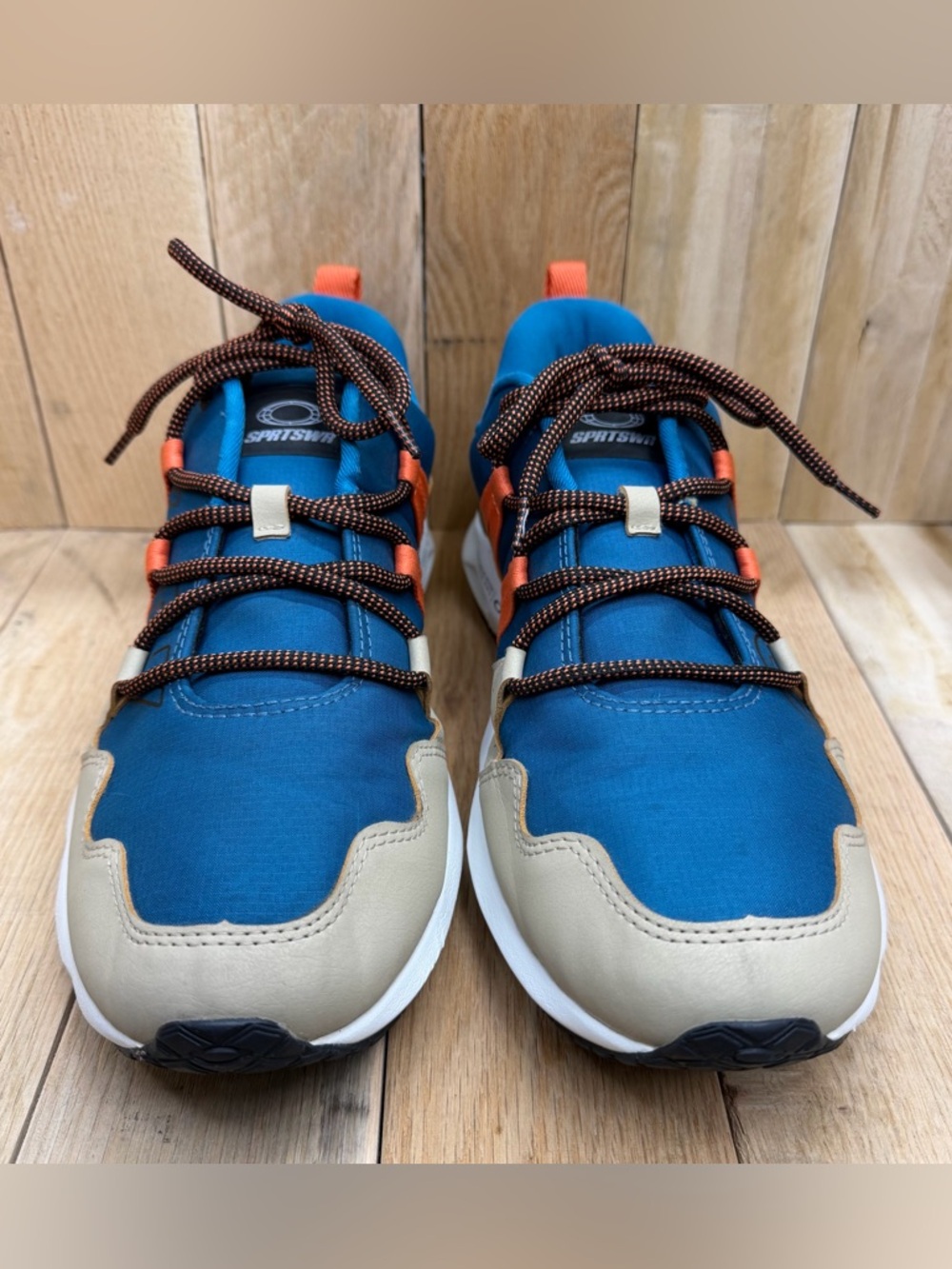 OAKLEY MADIC Blue/Orange/Tan Ripstop & Rubber Sole Hiking Tactical Shoes Size 10 - Picture 2 of 13